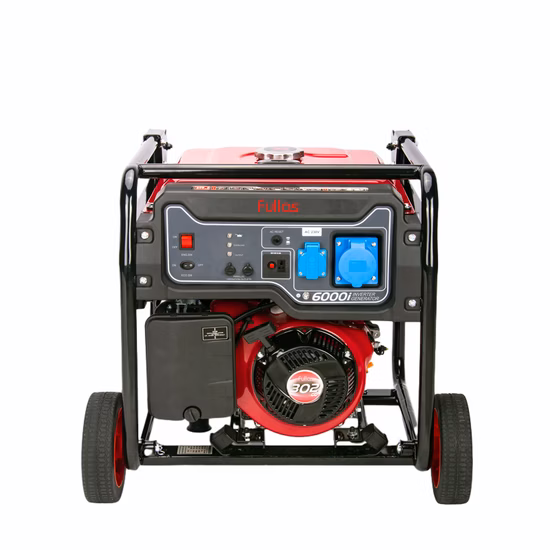 Générateur d'essence à onduleur numérique à démarrage électrique à cadre ouvert FP6000I 5,0 KW