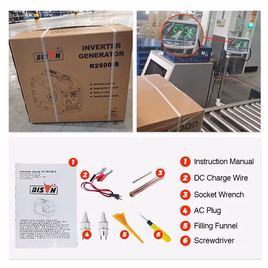 Générateur d'essence portatif silencieux d'inverseur de 2kw (BS2000I)
